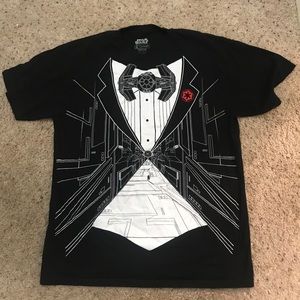 Novelty Star Wars tuxedo T-shirt